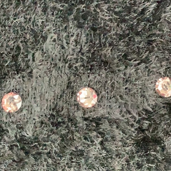 Fluffy black cardigan - Picture 4 of 6